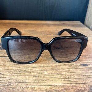 Yves Saint Laurent Original Black Oversized Black Sunglasses with some scratches